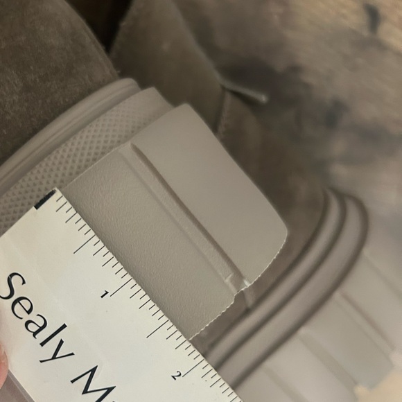 Anthropologie Sheridan Mia Platform Booties Size 37 - Picture 9 of 9